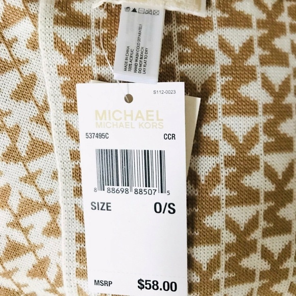 Michael Michael Kors | Logo Infinity Scarf Women's Size OS Brown Comfort - Picture 8 of 8